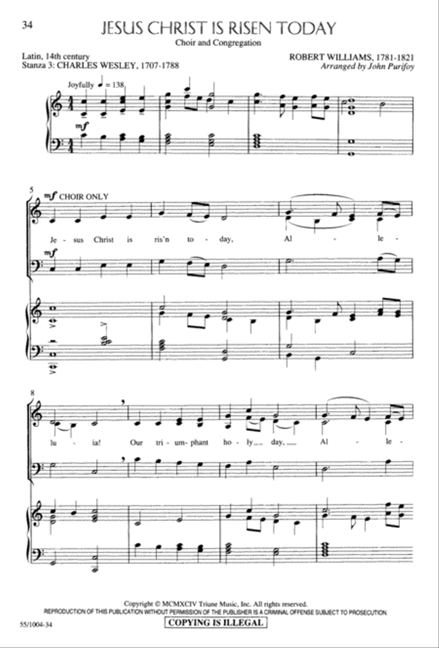 Rejoice The Lord Is King (Digital Download) 3-Part scores gallery preview page 36