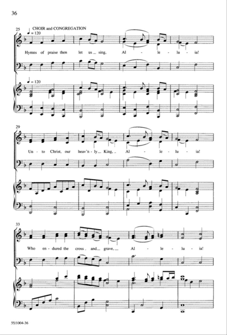 Rejoice The Lord Is King (Digital Download) 3-Part scores gallery preview page 38