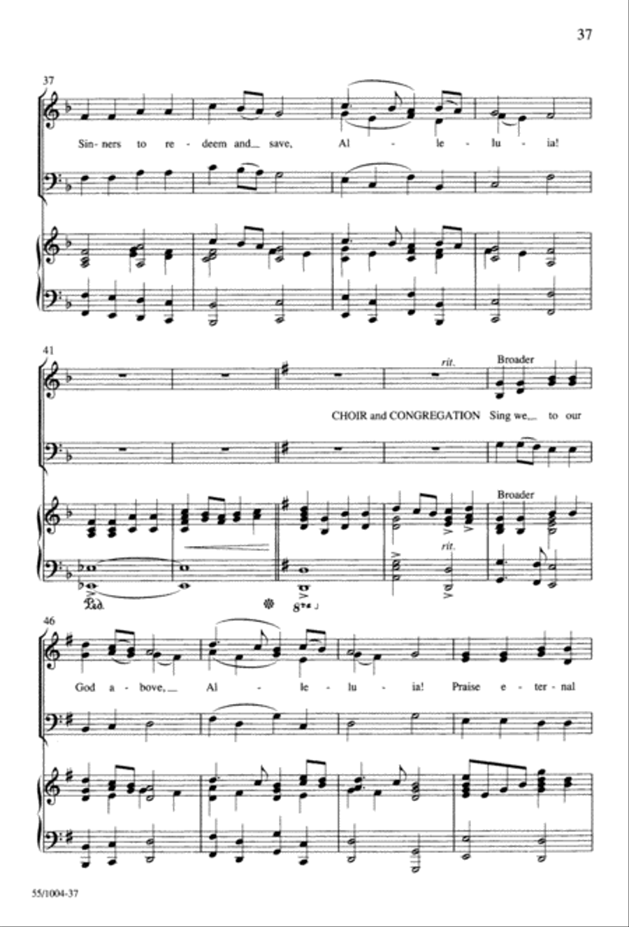 Rejoice The Lord Is King (Digital Download) 3-Part scores gallery preview page 39