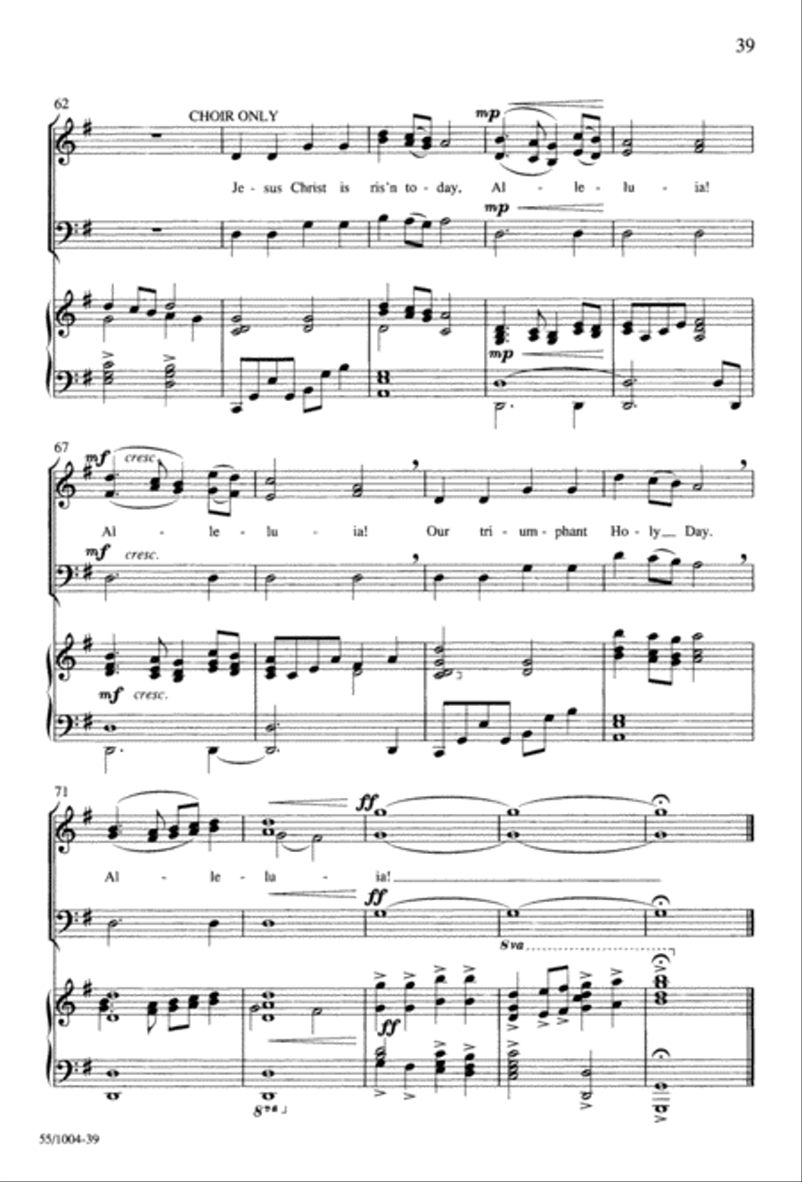 Rejoice The Lord Is King (Digital Download) 3-Part scores gallery preview page 41