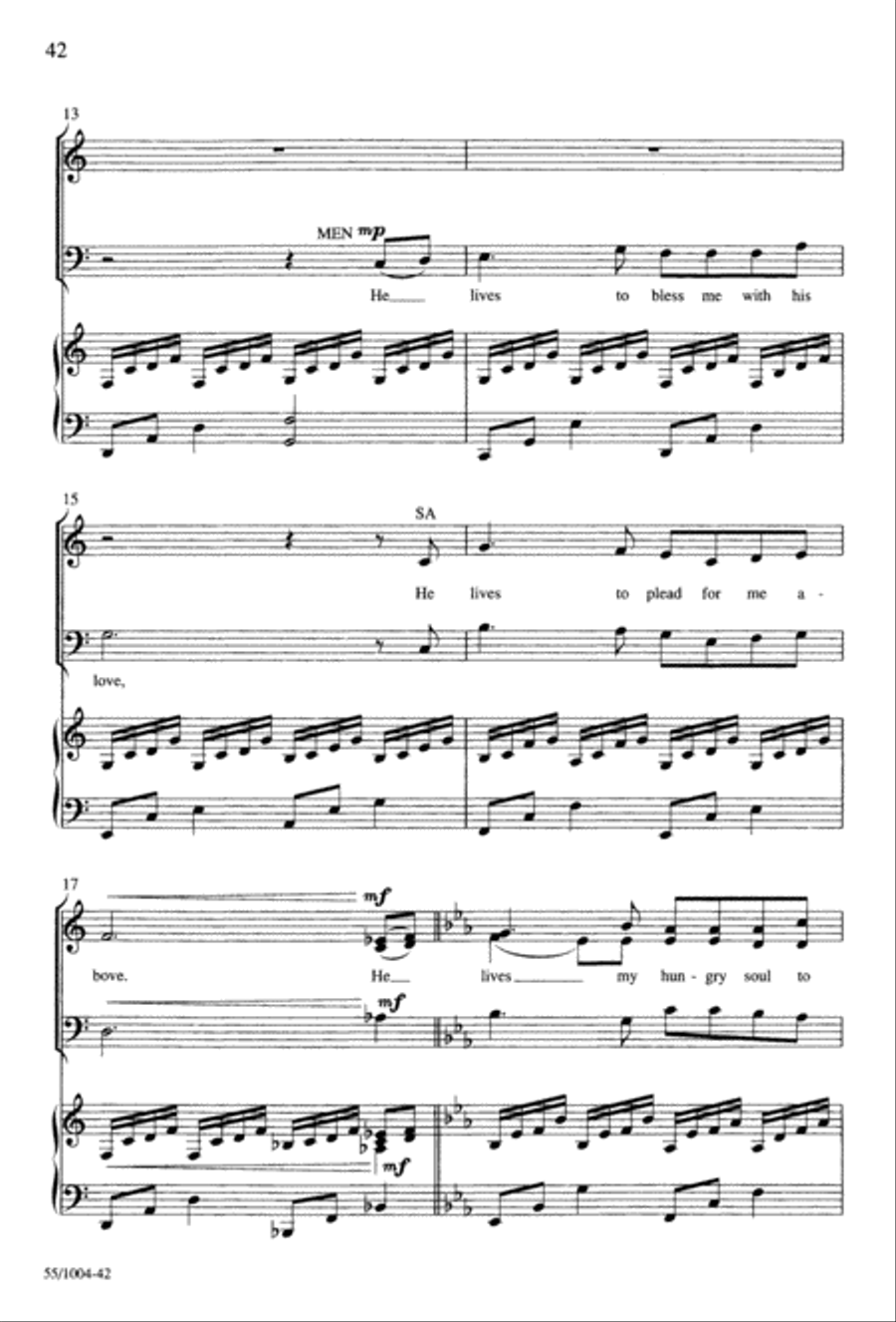 Rejoice The Lord Is King (Digital Download) 3-Part scores gallery preview page 44