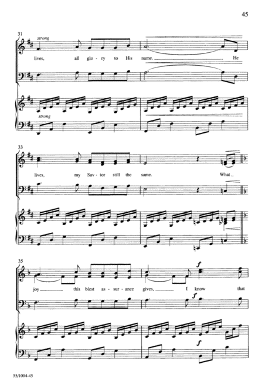 Rejoice The Lord Is King (Digital Download) 3-Part scores gallery preview page 47