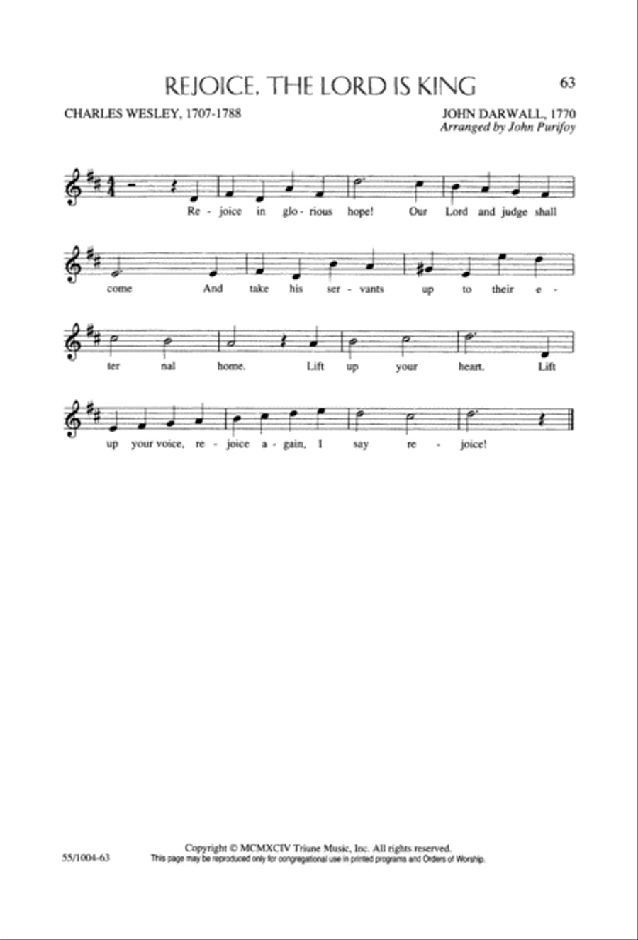 Rejoice The Lord Is King (Digital Download) 3-Part scores gallery preview page 65