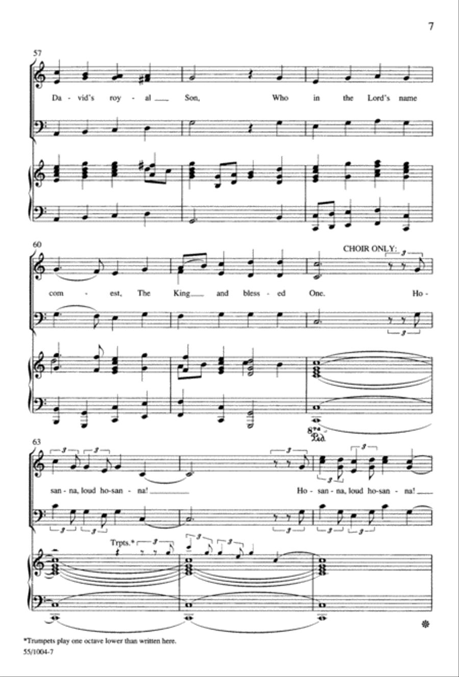 Rejoice The Lord Is King (Digital Download) 3-Part scores gallery preview page 9