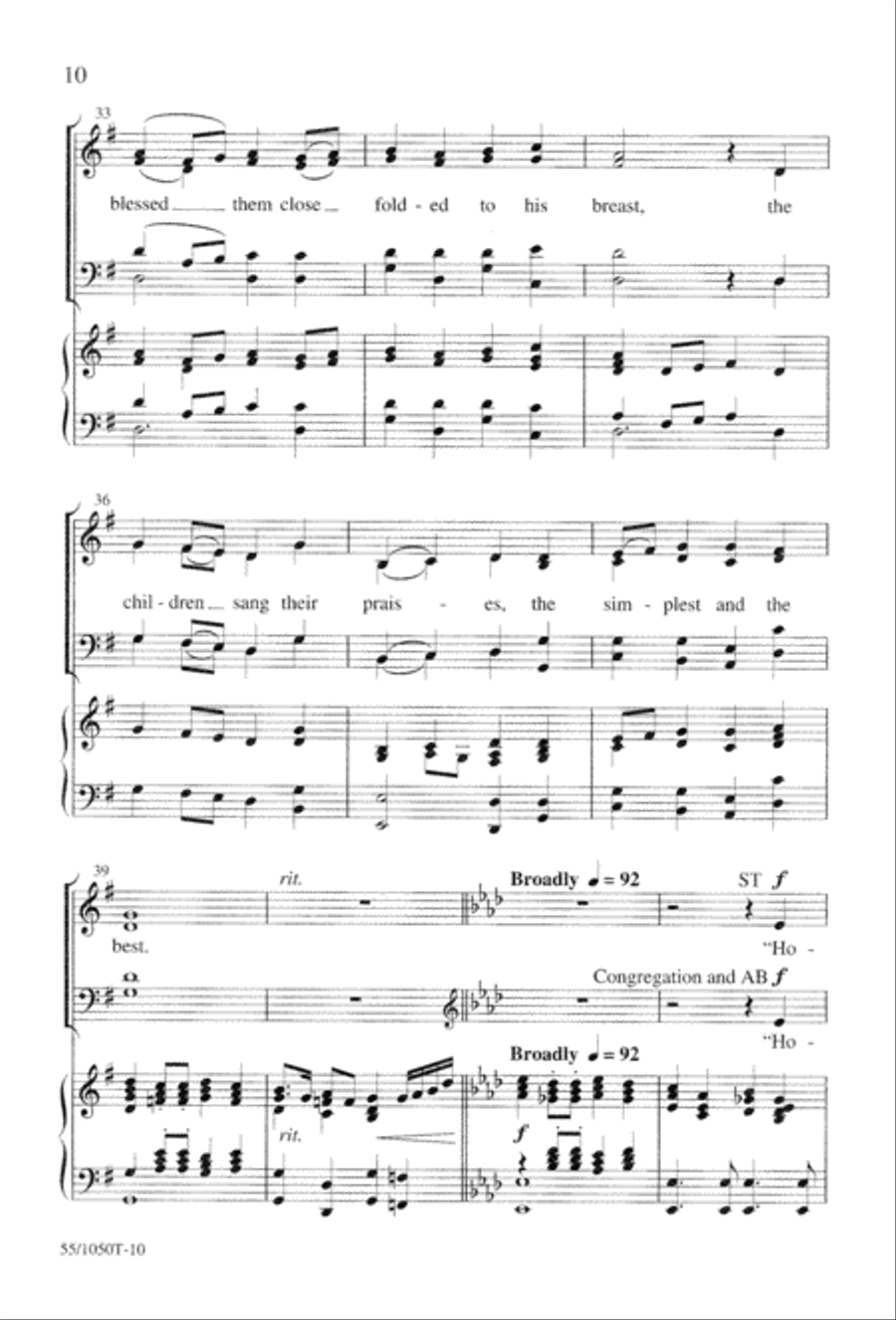 God So Loved the World (Digital Download) 4-Part scores gallery preview page 12