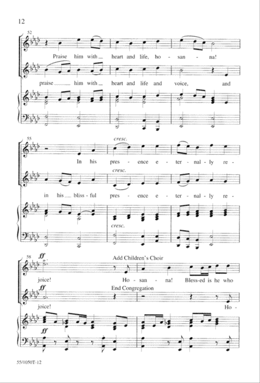 God So Loved the World (Digital Download) 4-Part scores gallery preview page 14