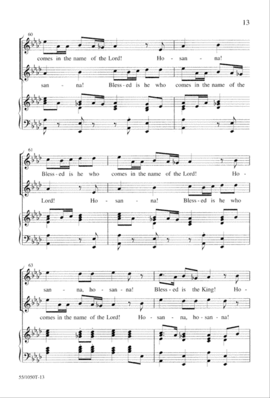 God So Loved the World (Digital Download) 4-Part scores gallery preview page 15