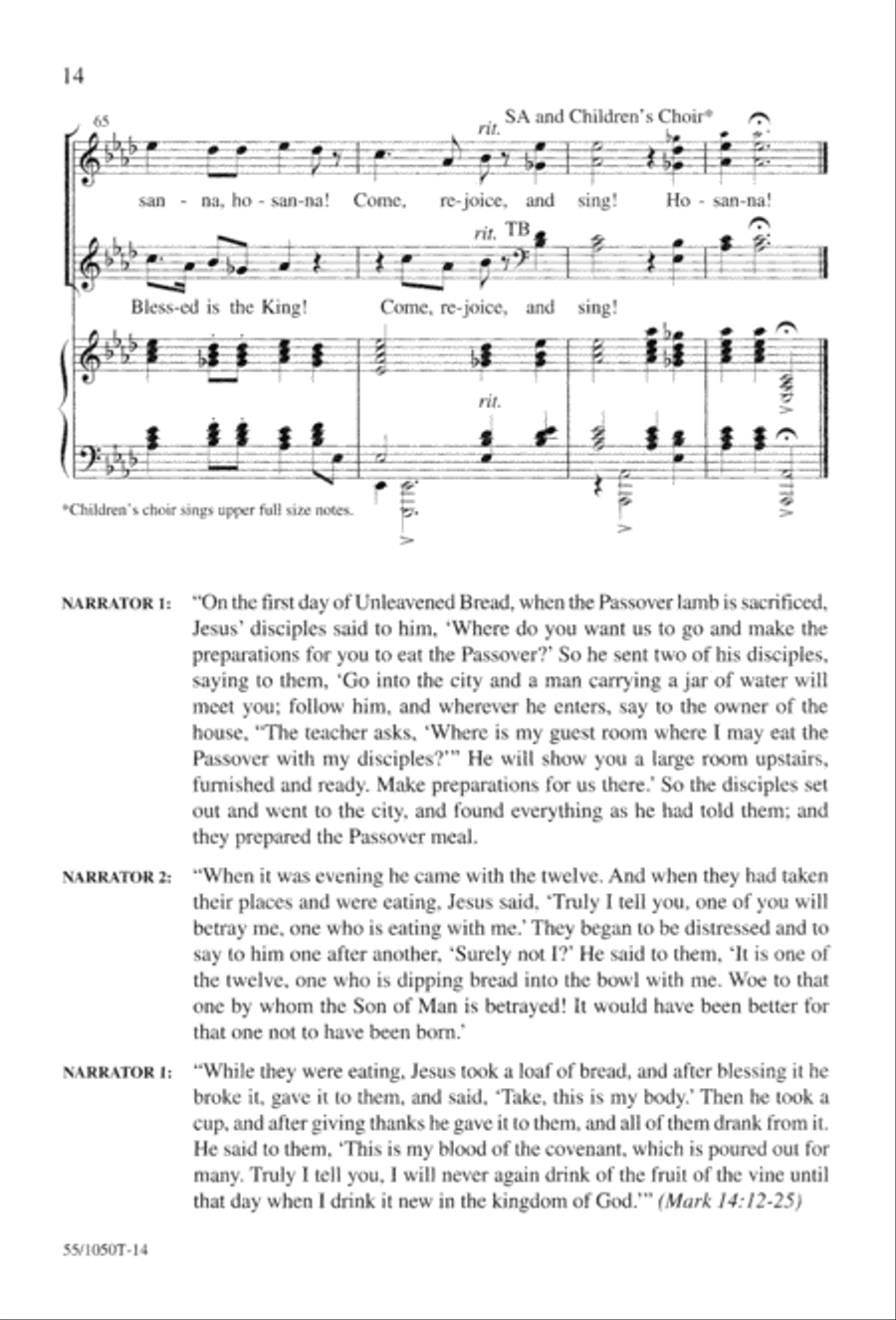 God So Loved the World (Digital Download) 4-Part scores gallery preview page 16