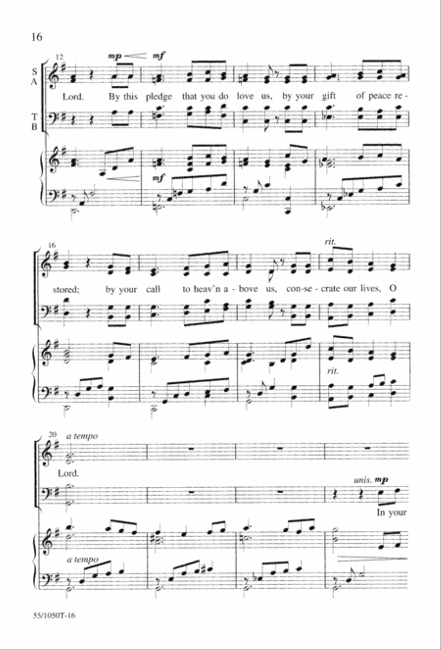 God So Loved the World (Digital Download) 4-Part scores gallery preview page 18