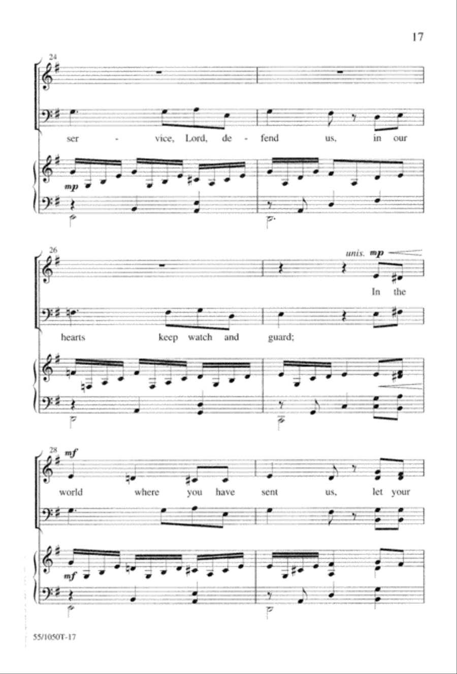 God So Loved the World (Digital Download) 4-Part scores gallery preview page 19