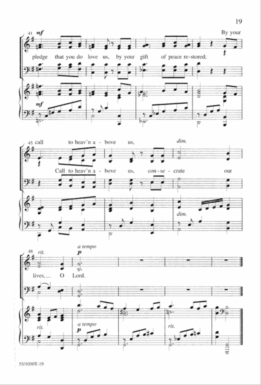 God So Loved the World (Digital Download) 4-Part scores gallery preview page 21