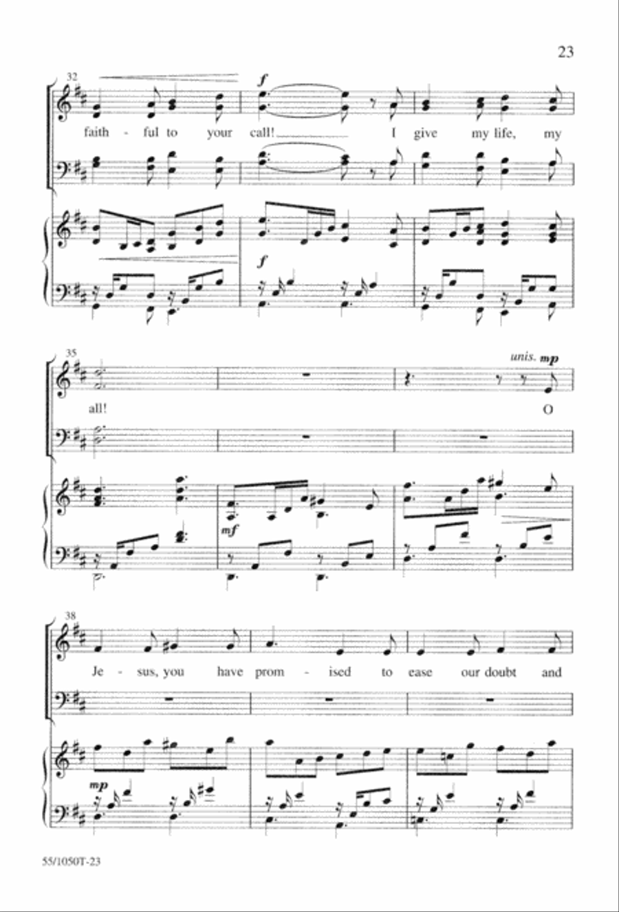 God So Loved the World (Digital Download) 4-Part scores gallery preview page 25