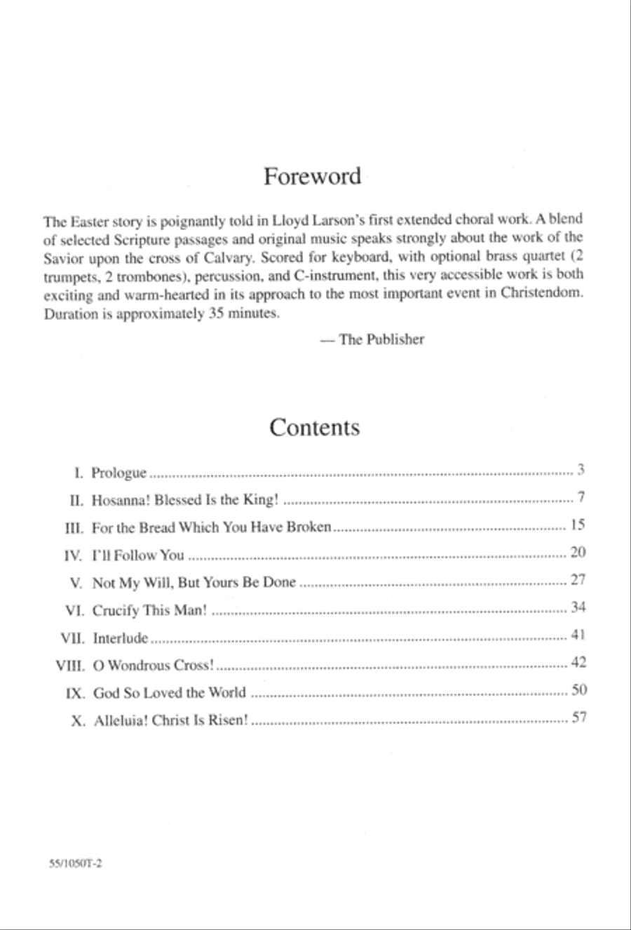 God So Loved the World (Digital Download) 4-Part scores gallery preview page 4