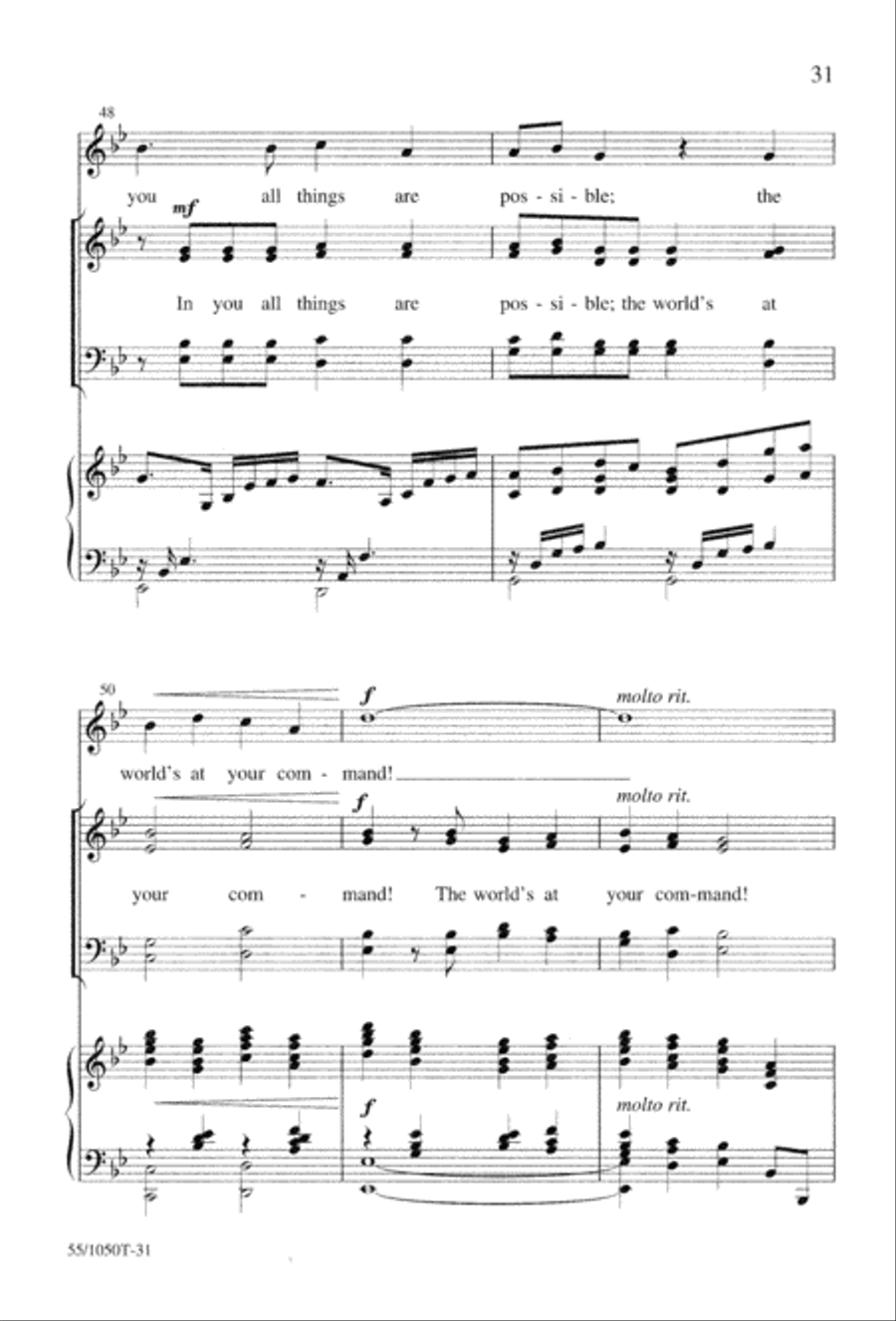 God So Loved the World (Digital Download) 4-Part scores gallery preview page 33