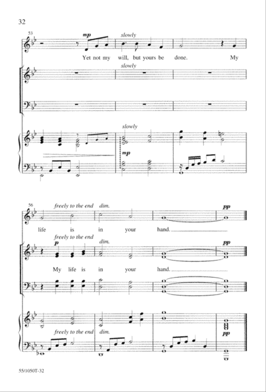 God So Loved the World (Digital Download) 4-Part scores gallery preview page 34