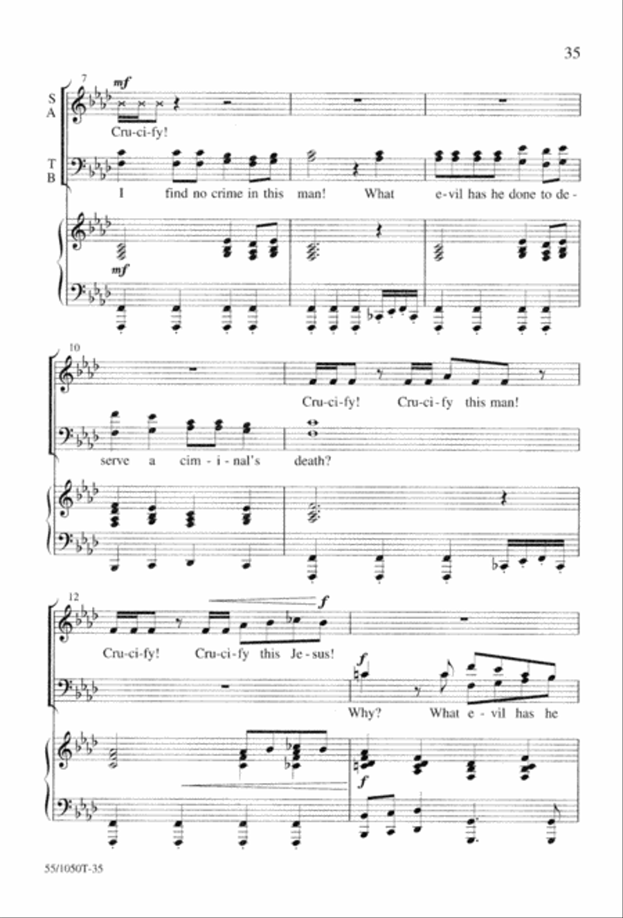 God So Loved the World (Digital Download) 4-Part scores gallery preview page 37