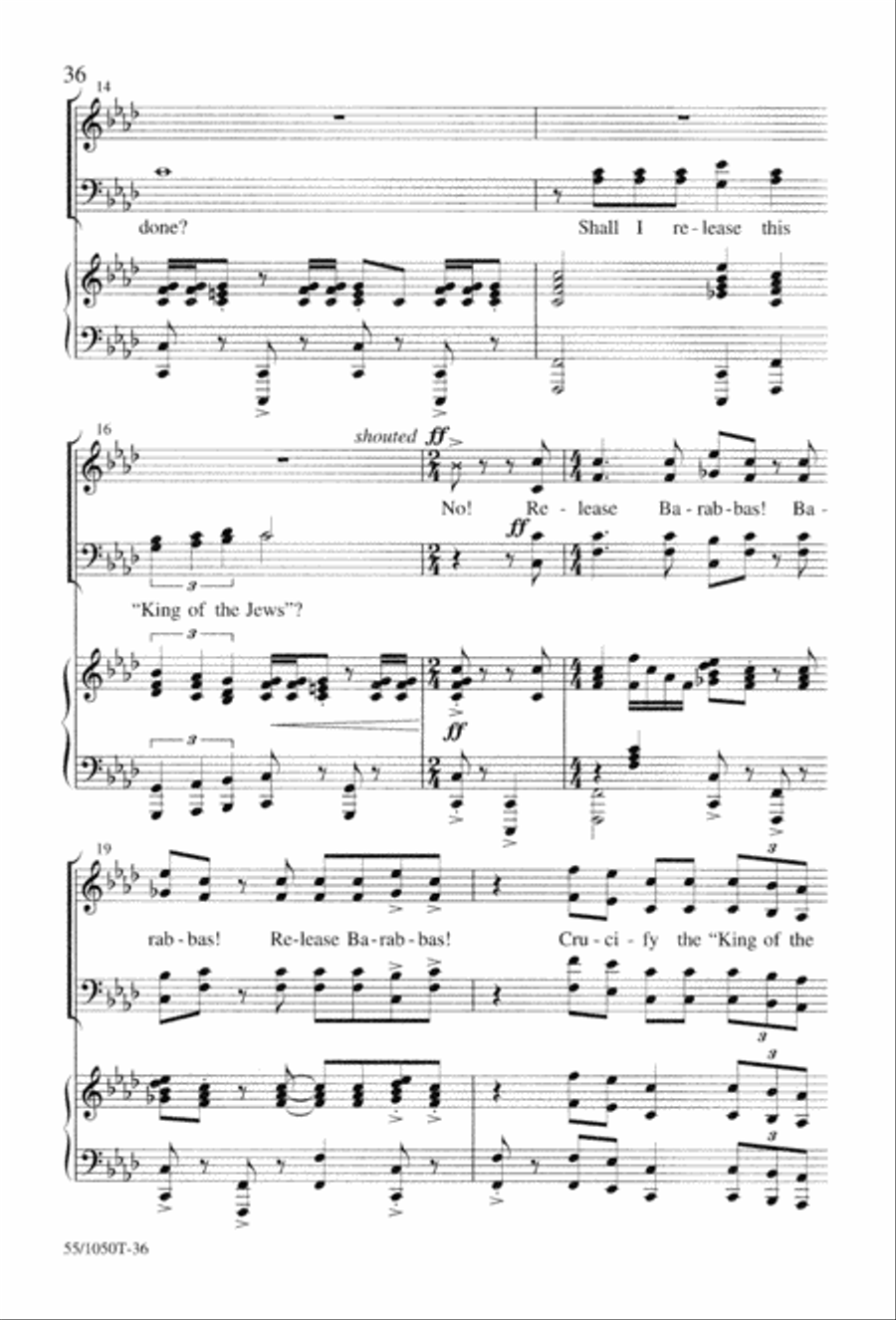 God So Loved the World (Digital Download) 4-Part scores gallery preview page 38