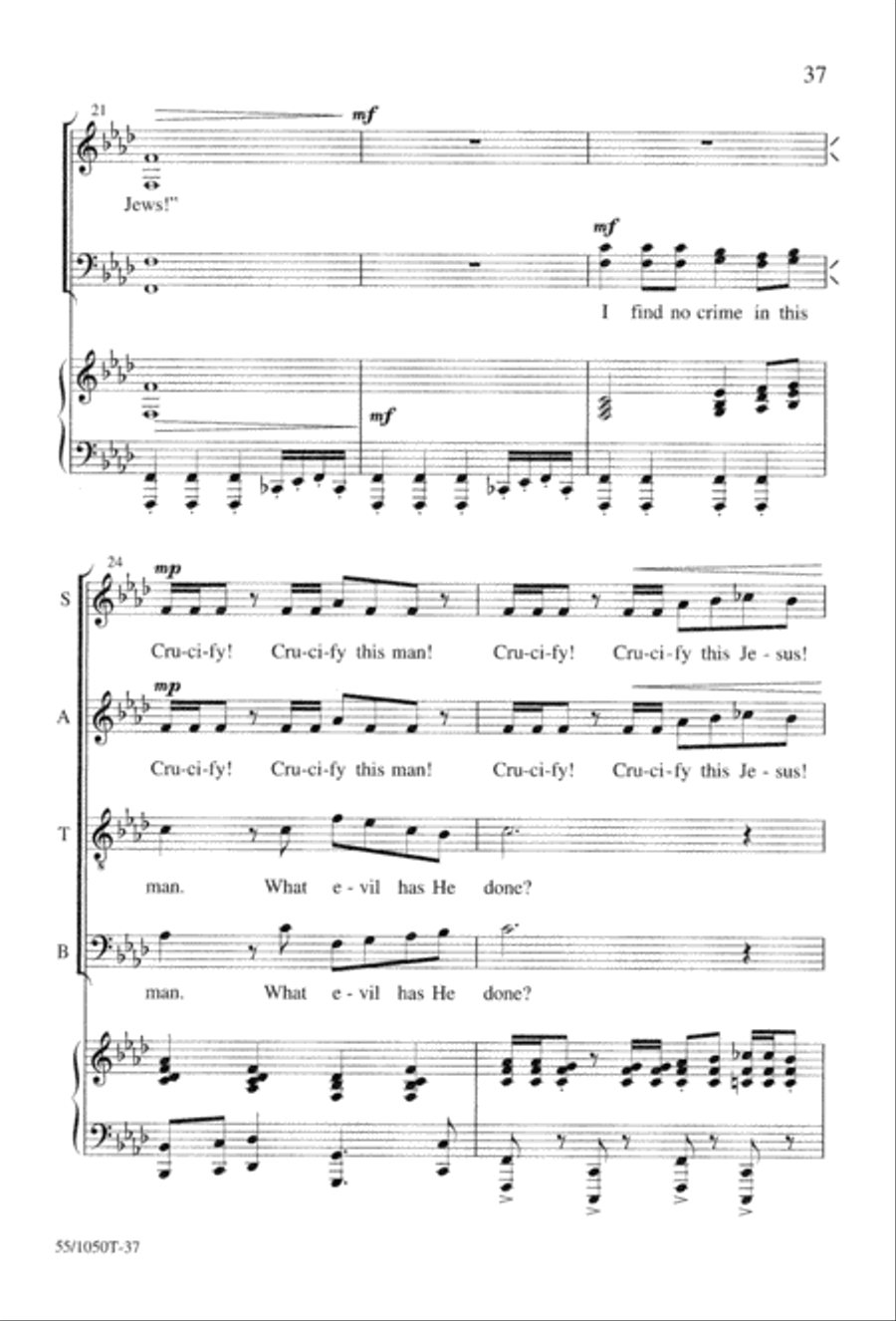 God So Loved the World (Digital Download) 4-Part scores gallery preview page 39