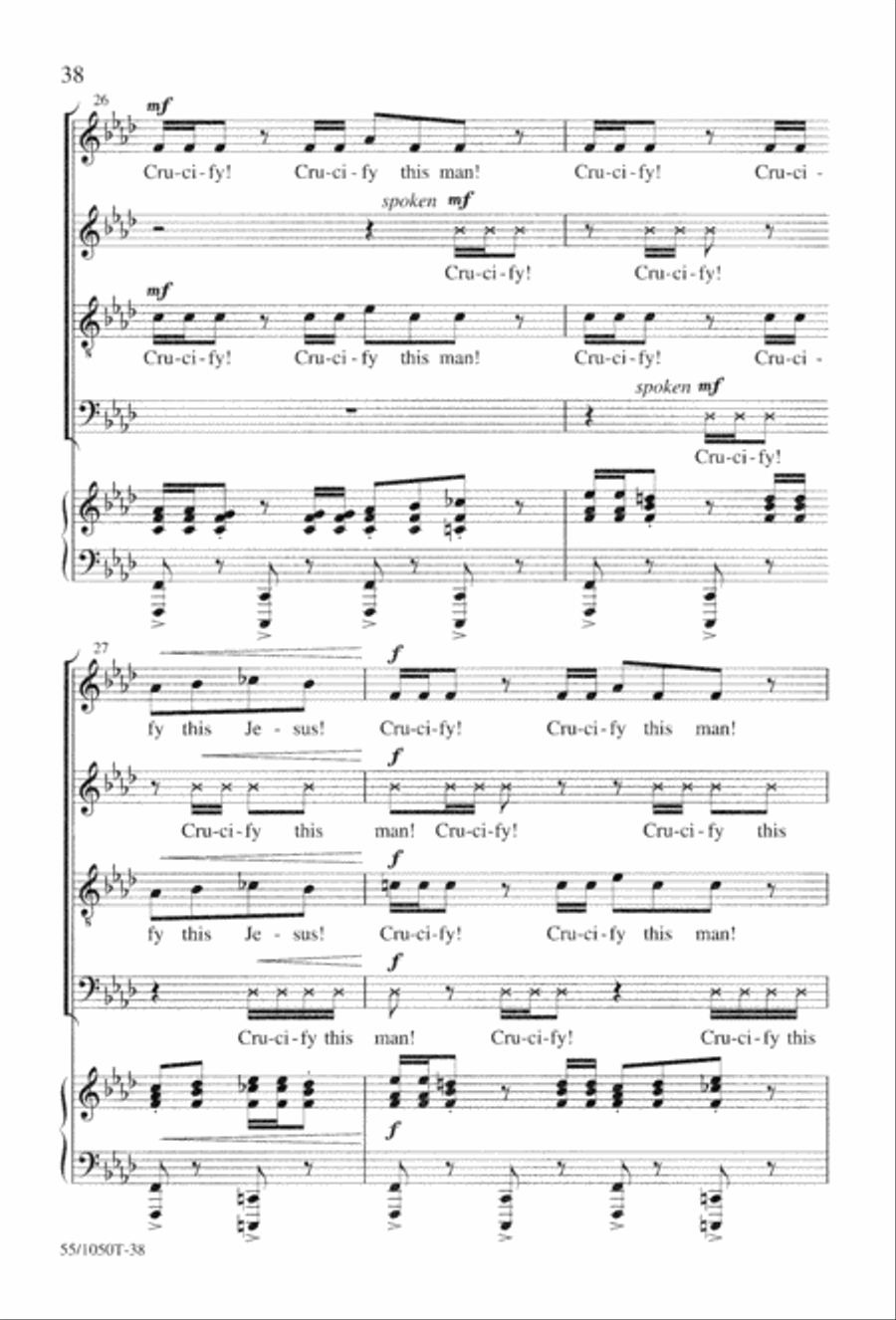 God So Loved the World (Digital Download) 4-Part scores gallery preview page 40