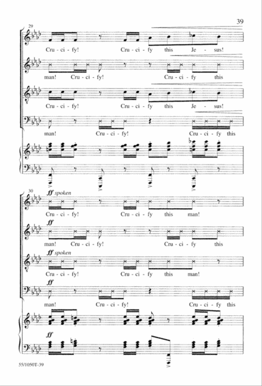 God So Loved the World (Digital Download) 4-Part scores gallery preview page 41