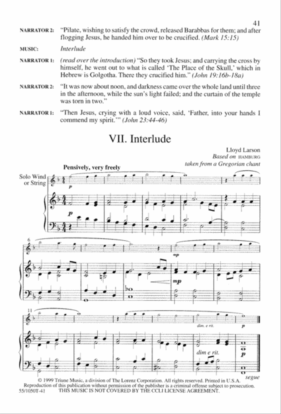 God So Loved the World (Digital Download) 4-Part scores gallery preview page 43