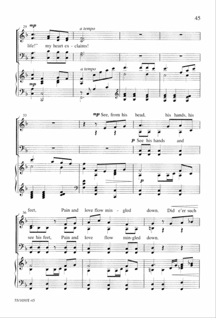 God So Loved the World (Digital Download) 4-Part scores gallery preview page 47