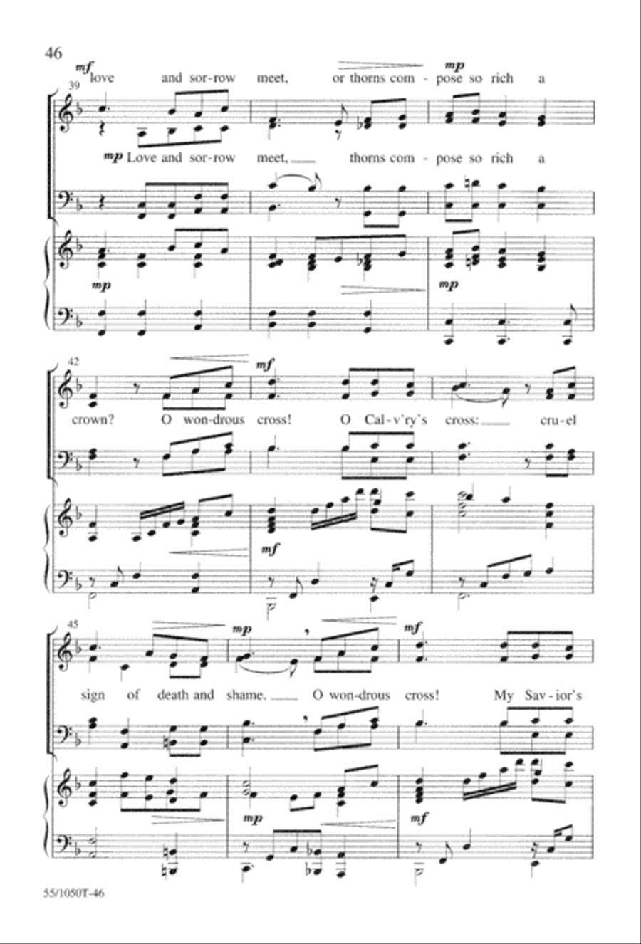 God So Loved the World (Digital Download) 4-Part scores gallery preview page 48