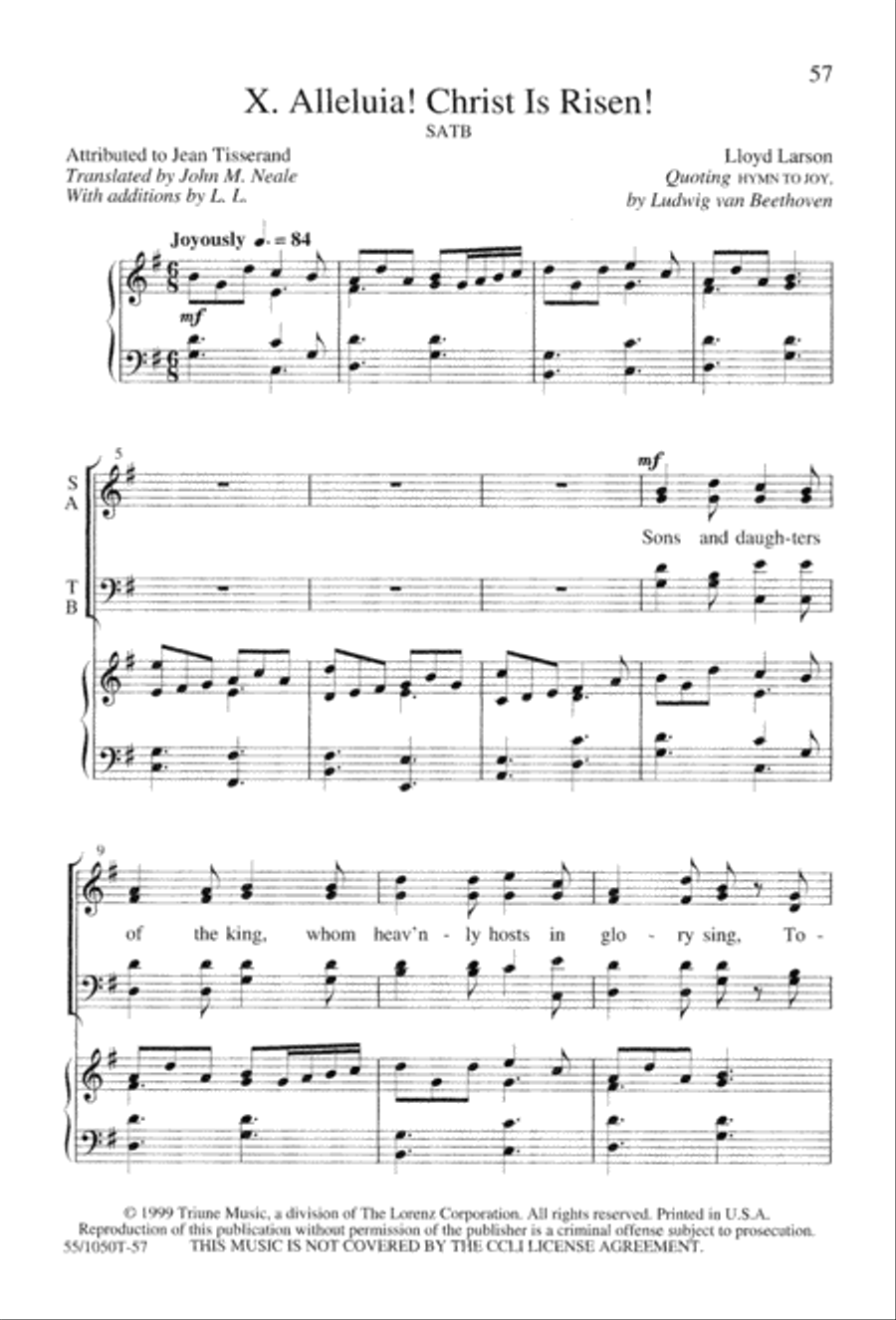 God So Loved the World (Digital Download) 4-Part scores gallery preview page 59