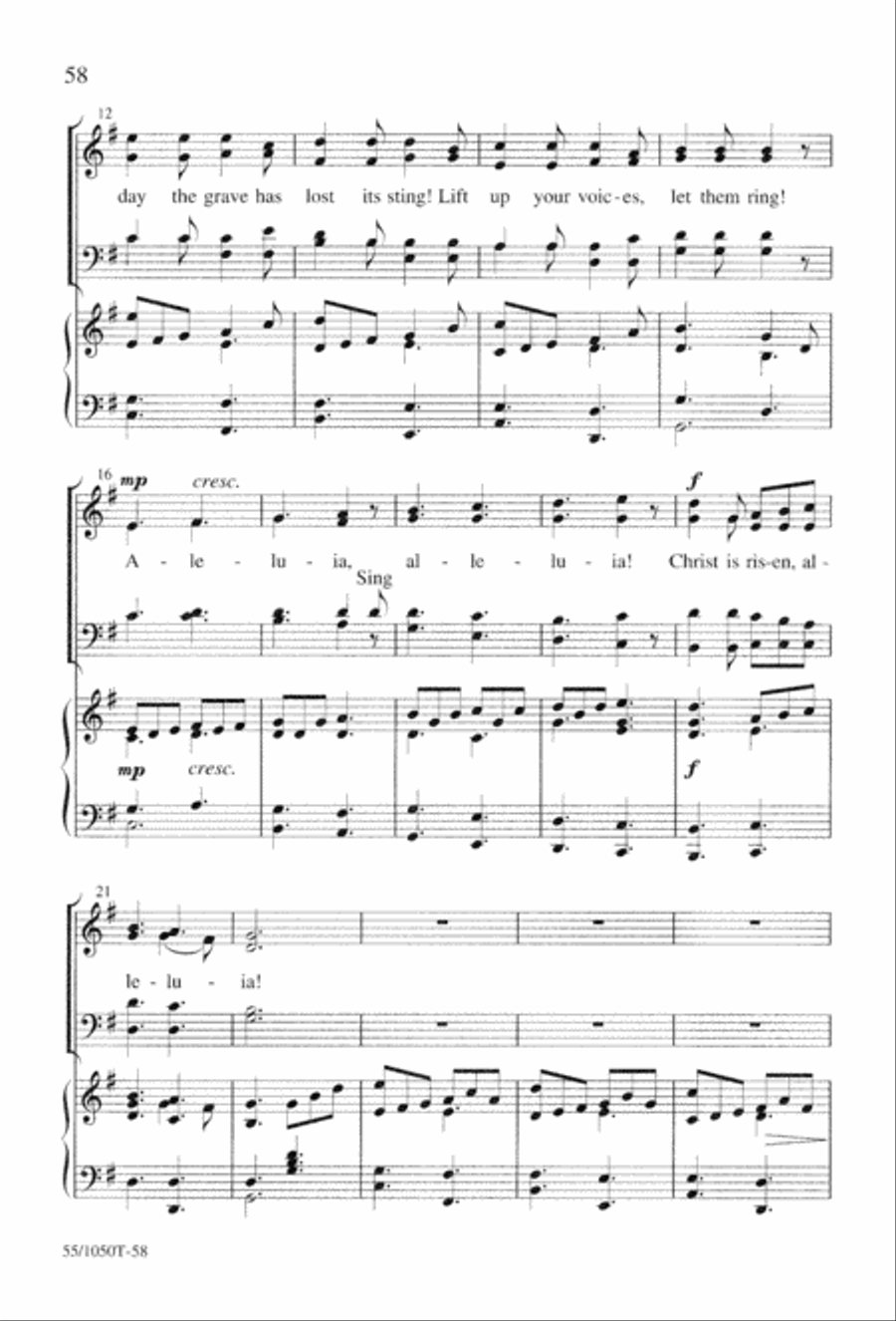 God So Loved the World (Digital Download) 4-Part scores gallery preview page 60