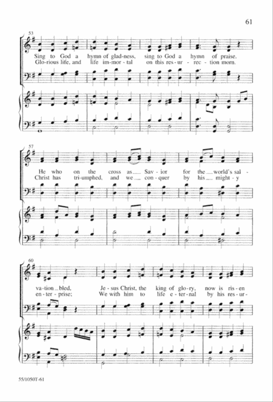God So Loved the World (Digital Download) 4-Part scores gallery preview page 63