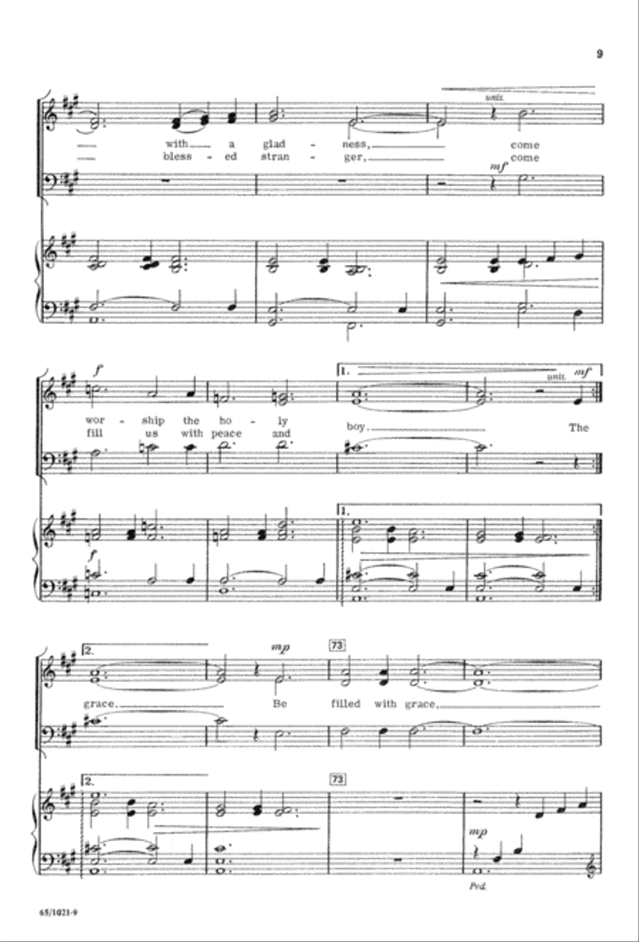 Nowell, Nowell, Emmanuel! (Digital Download) 3-Part scores gallery preview page 11