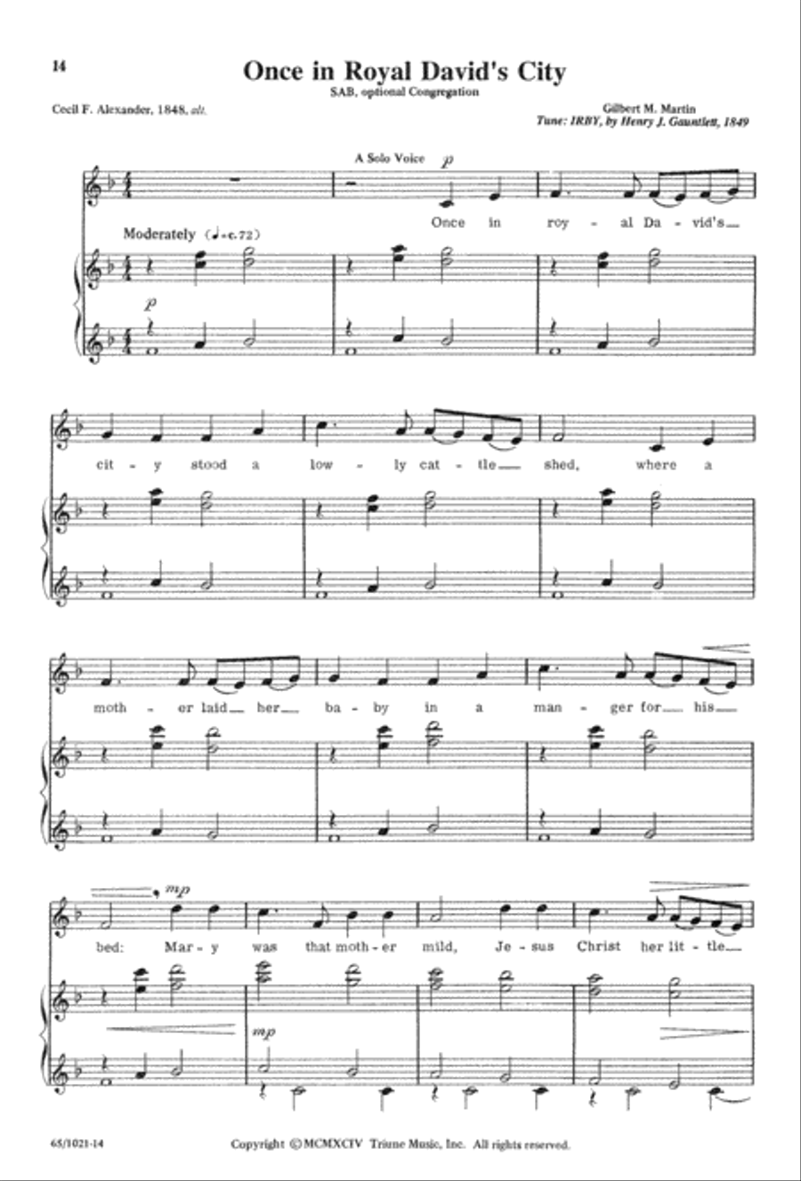 Nowell, Nowell, Emmanuel! (Digital Download) 3-Part scores gallery preview page 16