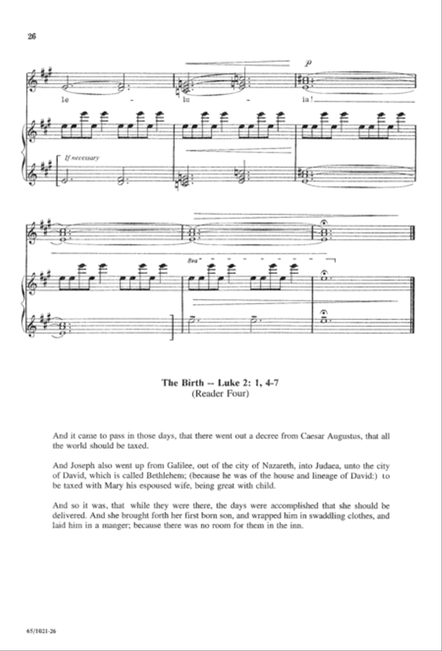 Nowell, Nowell, Emmanuel! (Digital Download) 3-Part scores gallery preview page 28