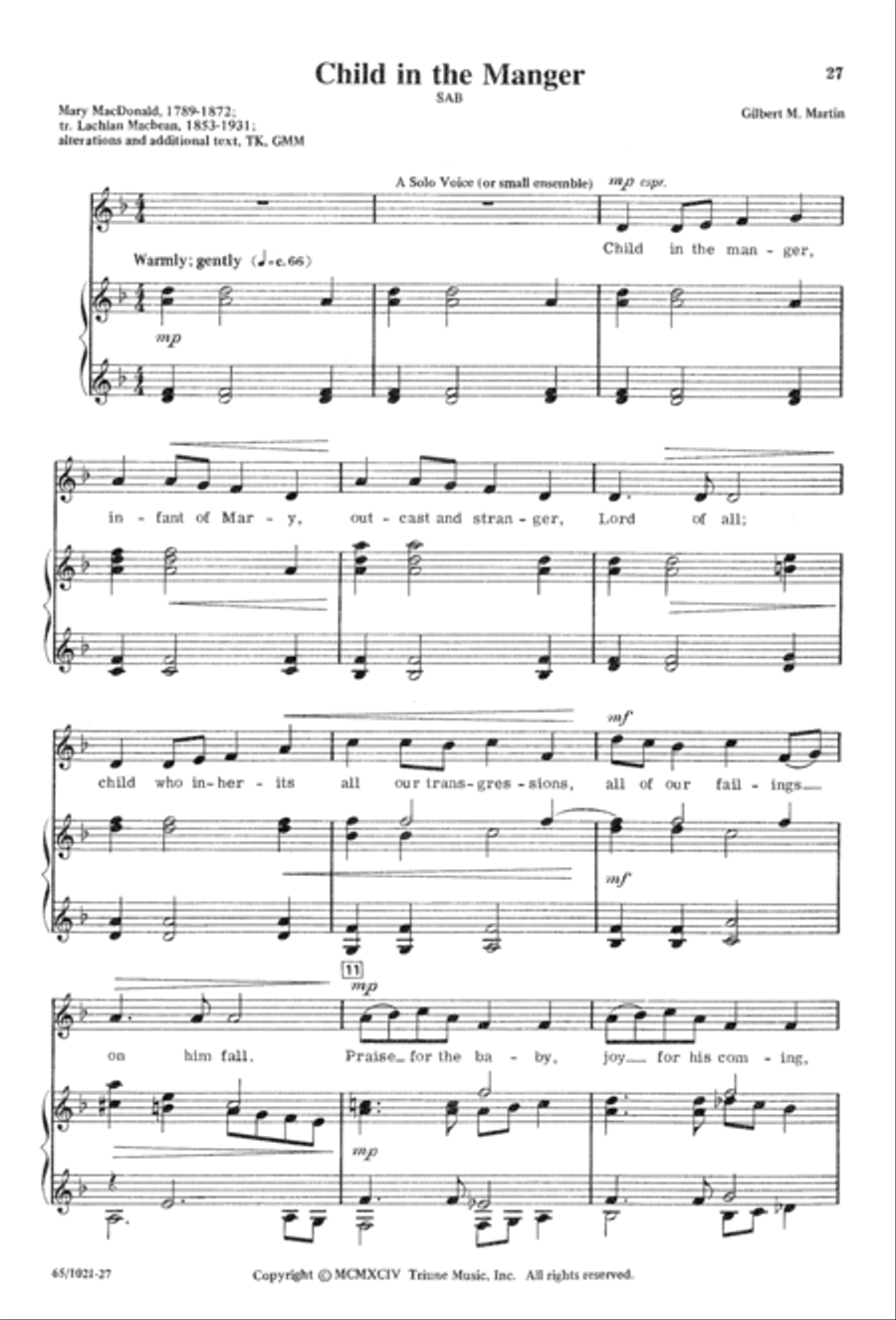 Nowell, Nowell, Emmanuel! (Digital Download) 3-Part scores gallery preview page 29