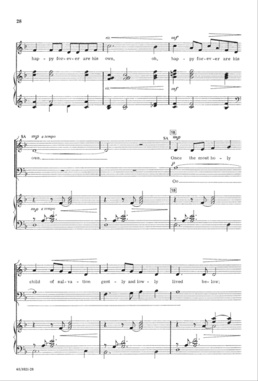 Nowell, Nowell, Emmanuel! (Digital Download) 3-Part scores gallery preview page 30