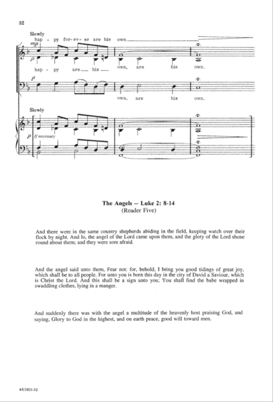 Nowell, Nowell, Emmanuel! (Digital Download) 3-Part scores gallery preview page 34