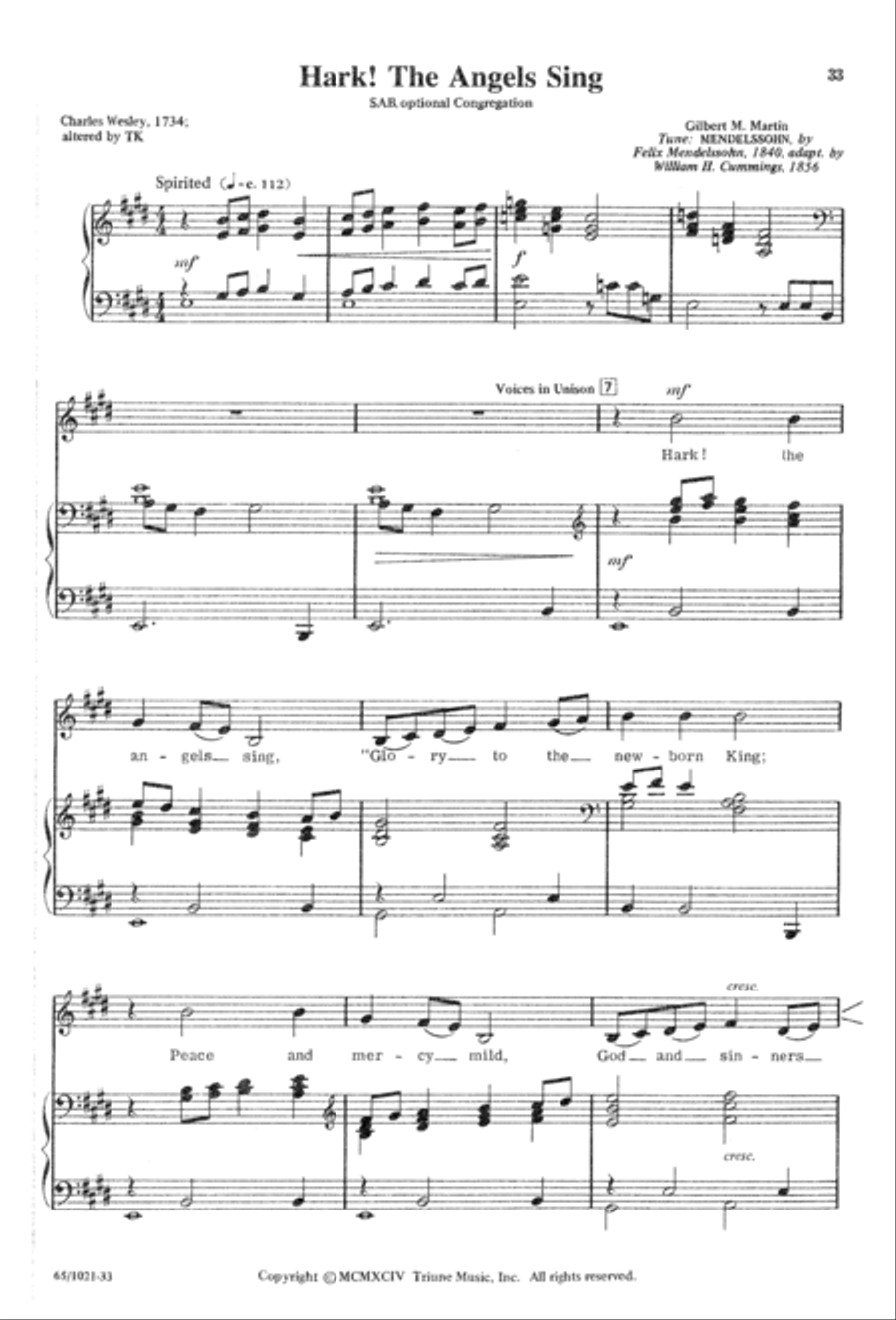 Nowell, Nowell, Emmanuel! (Digital Download) 3-Part scores gallery preview page 35