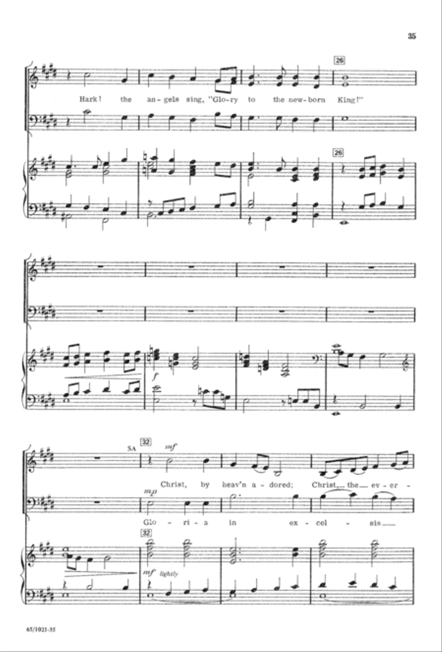 Nowell, Nowell, Emmanuel! (Digital Download) 3-Part scores gallery preview page 37