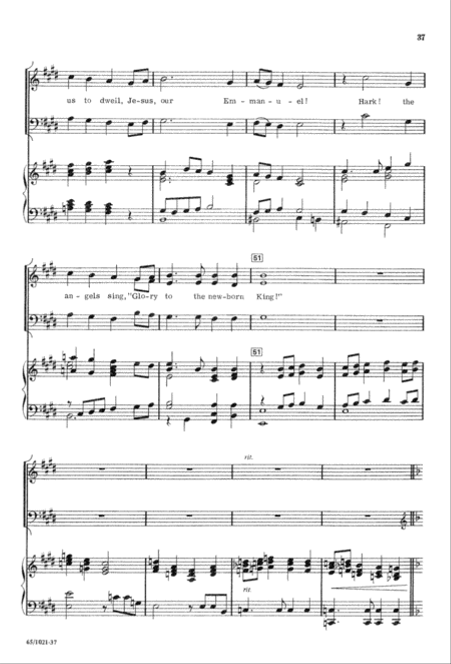 Nowell, Nowell, Emmanuel! (Digital Download) 3-Part scores gallery preview page 39