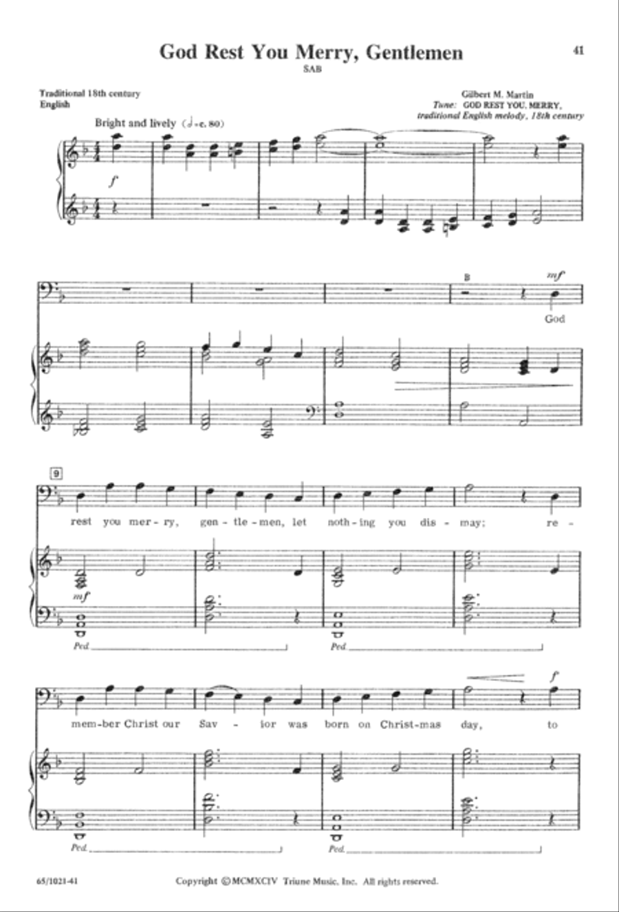 Nowell, Nowell, Emmanuel! (Digital Download) 3-Part scores gallery preview page 43