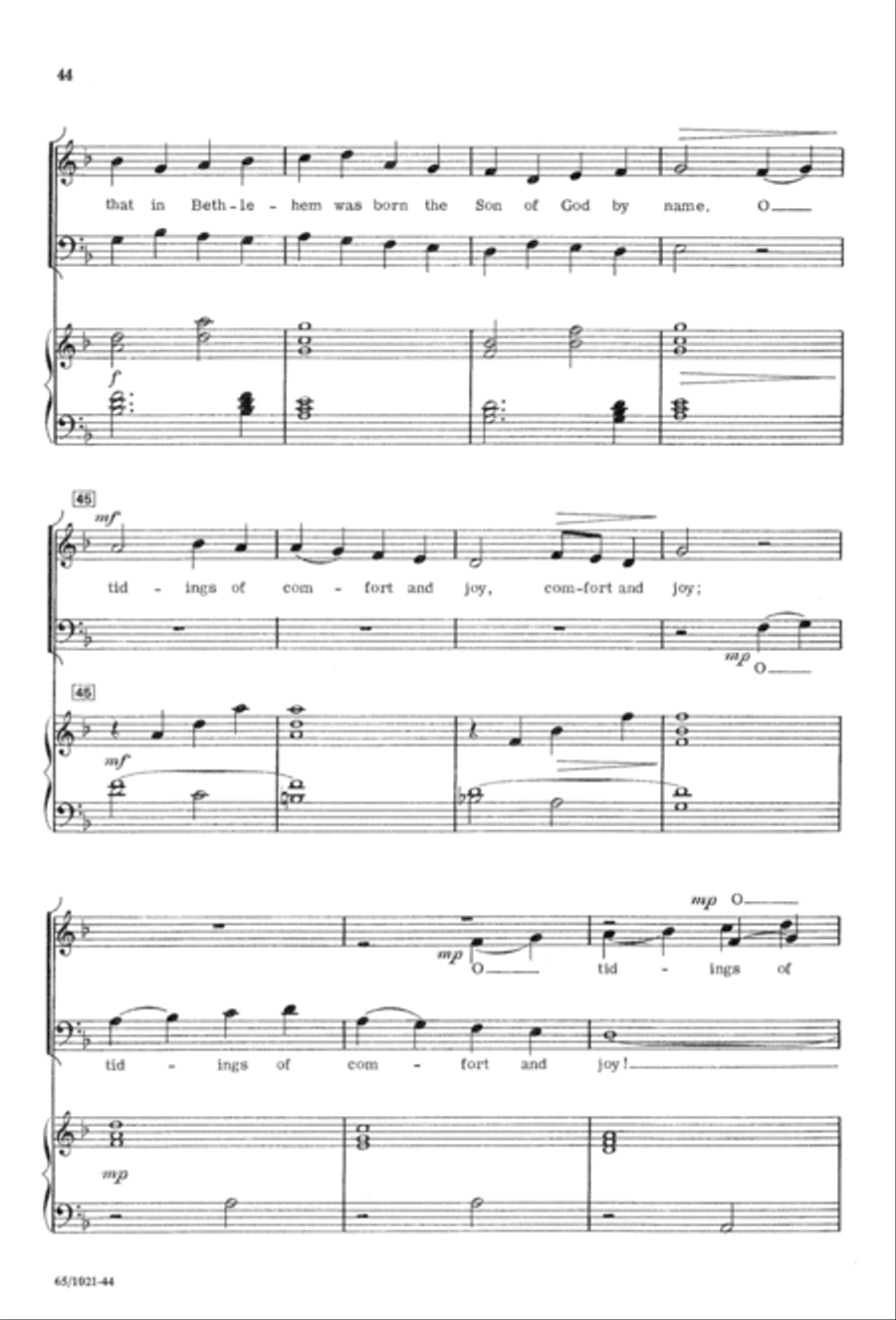 Nowell, Nowell, Emmanuel! (Digital Download) 3-Part scores gallery preview page 46