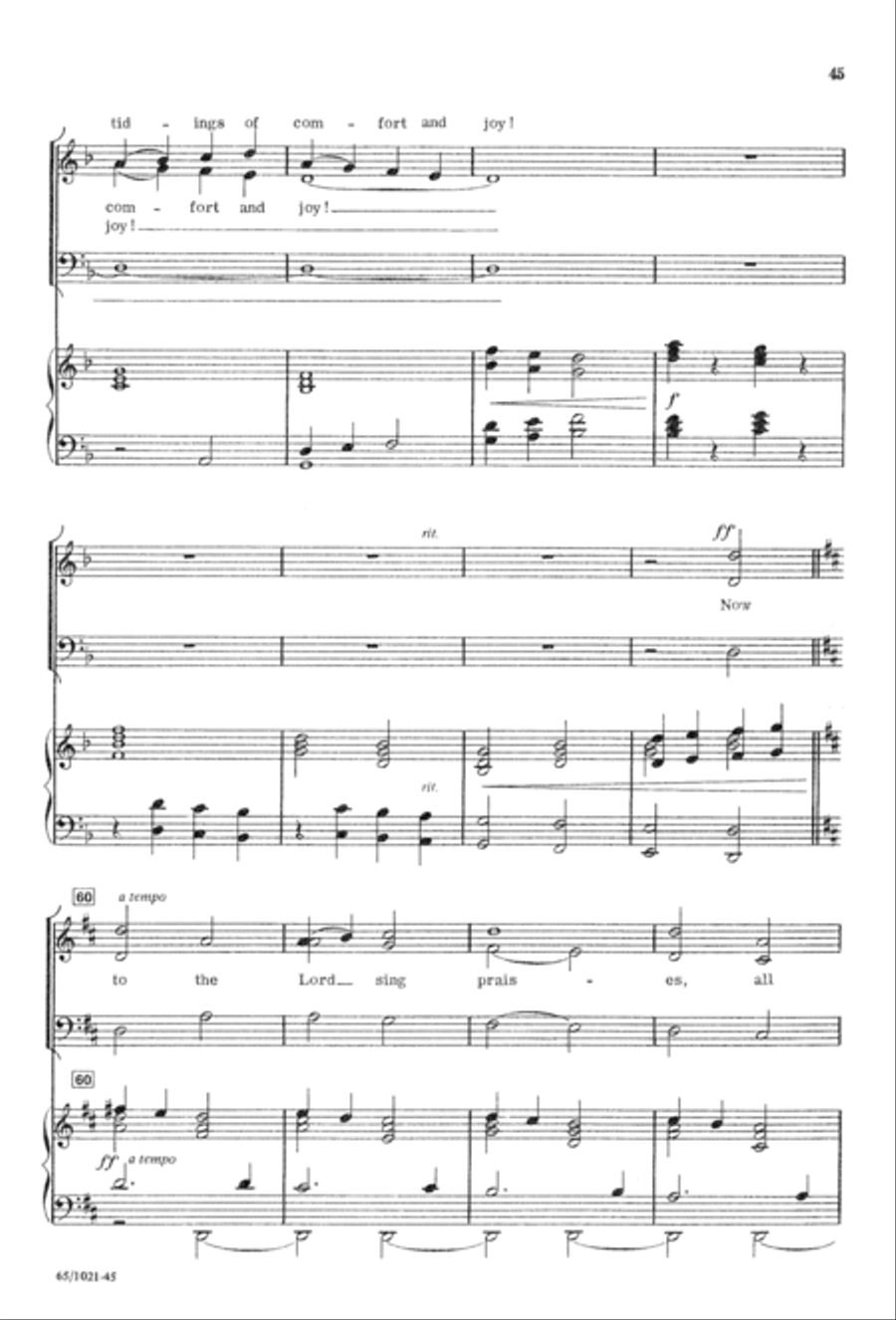 Nowell, Nowell, Emmanuel! (Digital Download) 3-Part scores gallery preview page 47