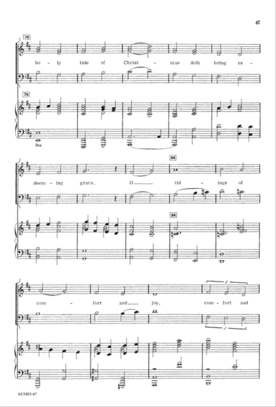 Nowell, Nowell, Emmanuel! (Digital Download) 3-Part scores gallery preview page 49
