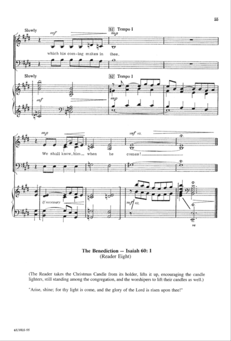 Nowell, Nowell, Emmanuel! (Digital Download) 3-Part scores gallery preview page 57
