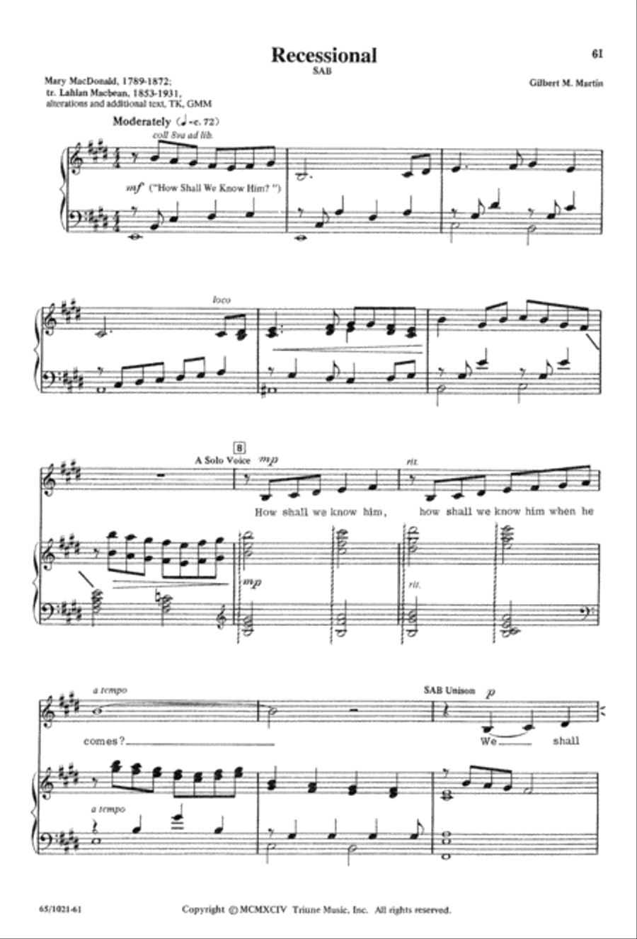 Nowell, Nowell, Emmanuel! (Digital Download) 3-Part scores gallery preview page 63