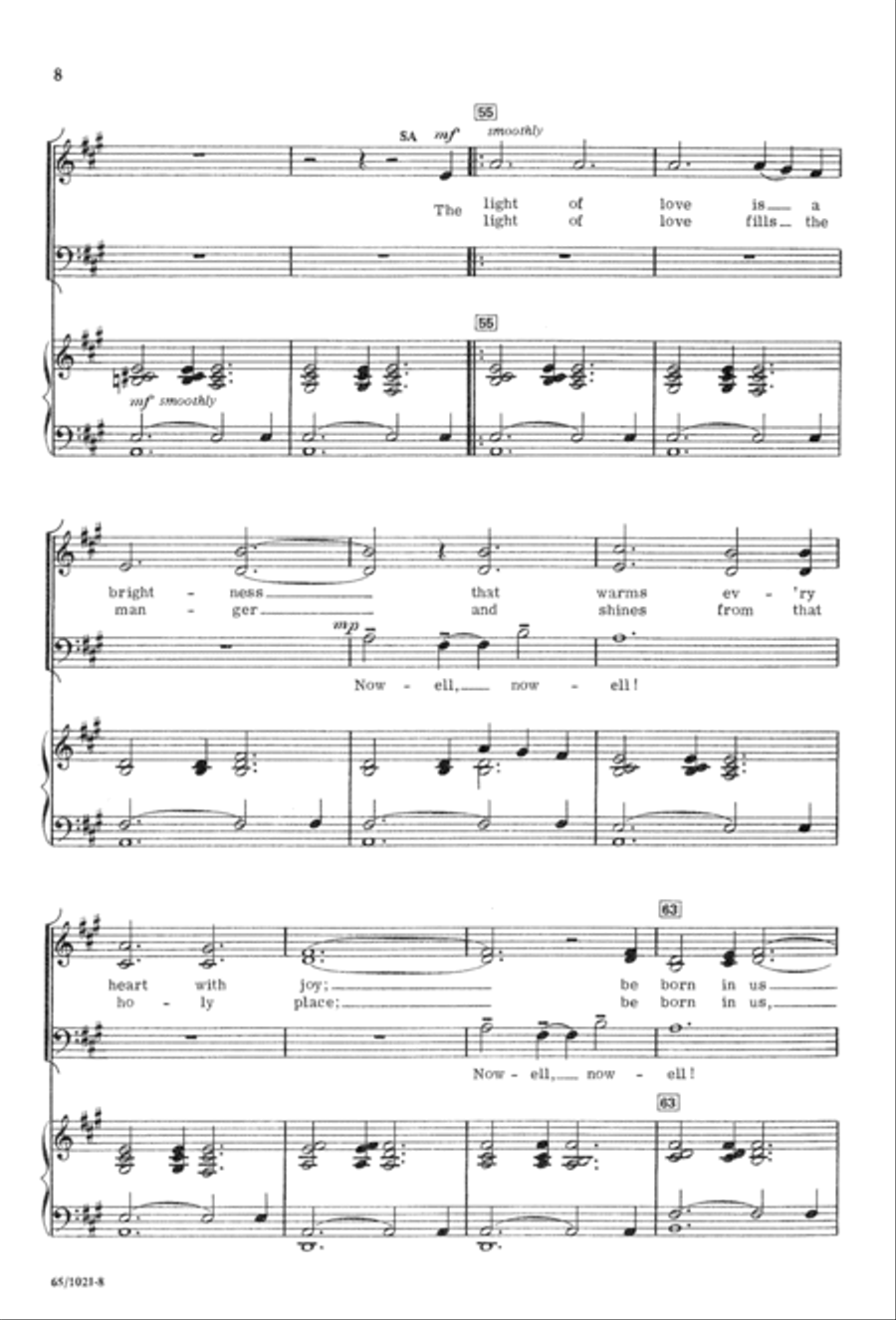 Nowell, Nowell, Emmanuel! (Digital Download) 3-Part scores gallery preview page 10