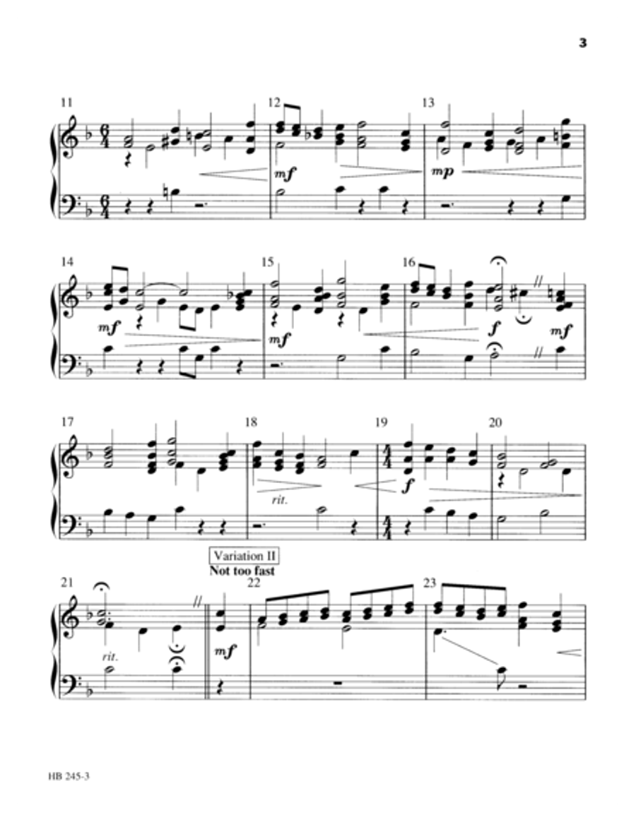 O God, Our Help In Ages Past 2-Octaves scores gallery preview page 3