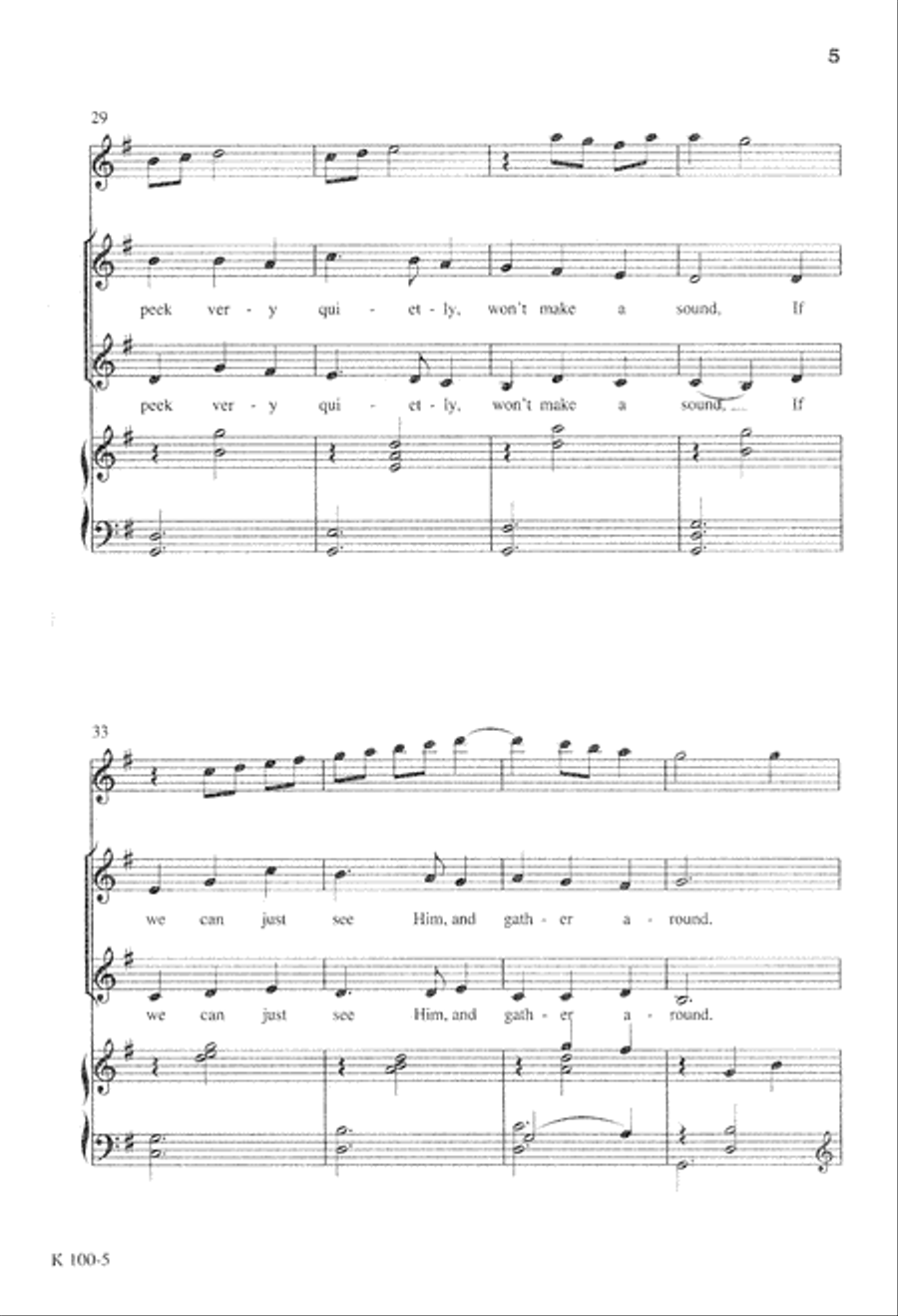 Song of the Innkeeper's Children (Digital Download) Unison Choir scores gallery preview page 5