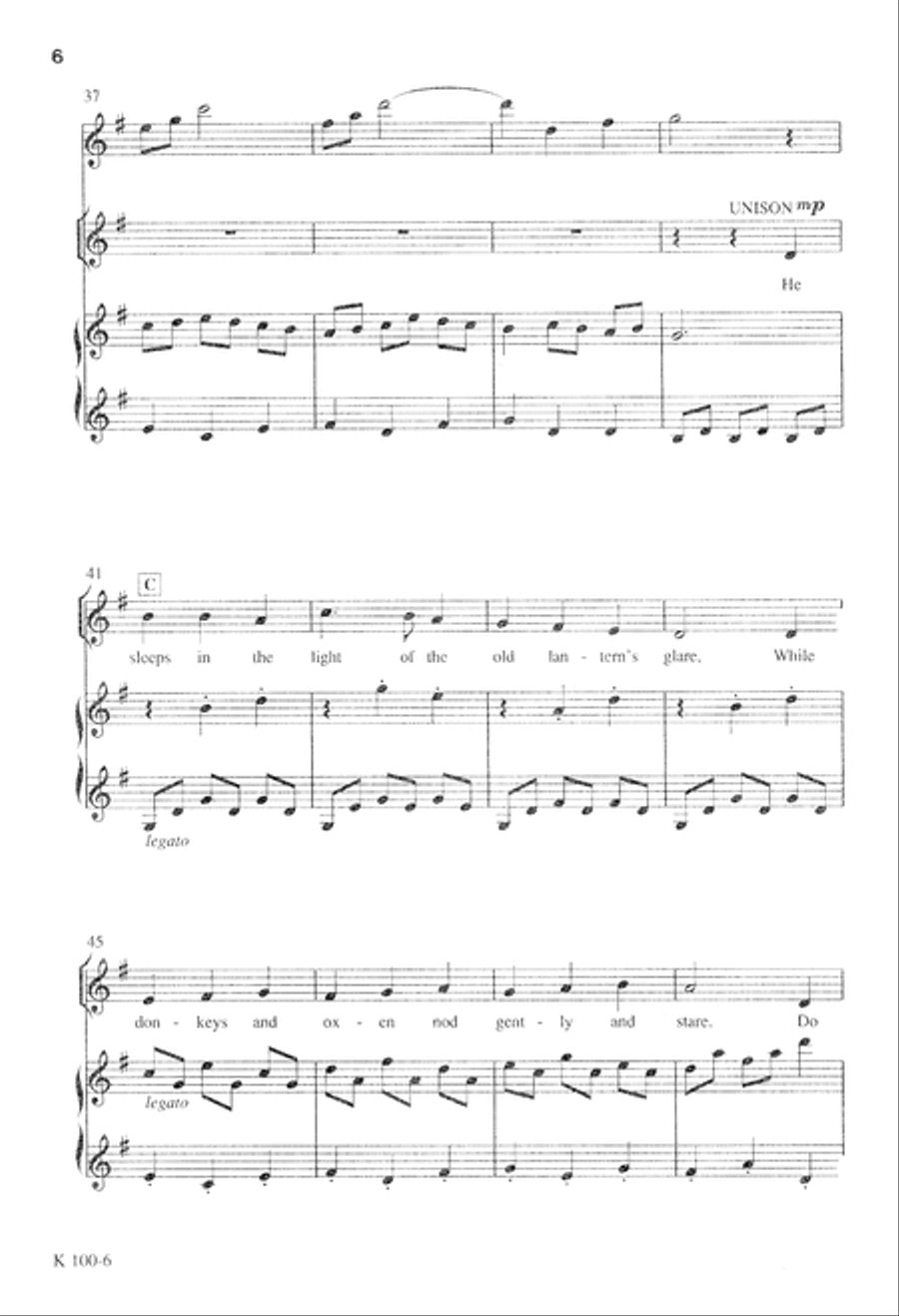 Song of the Innkeeper's Children (Digital Download) Unison Choir scores gallery preview page 6