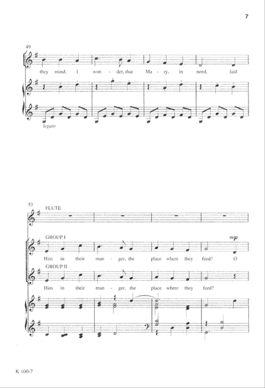 Song of the Innkeeper's Children (Digital Download) Unison Choir scores gallery preview page 7